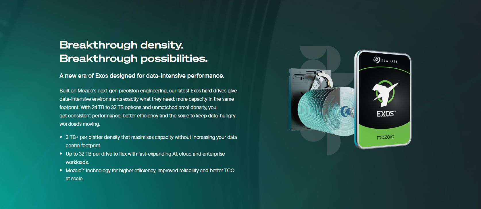 Seagate Exos detail 3